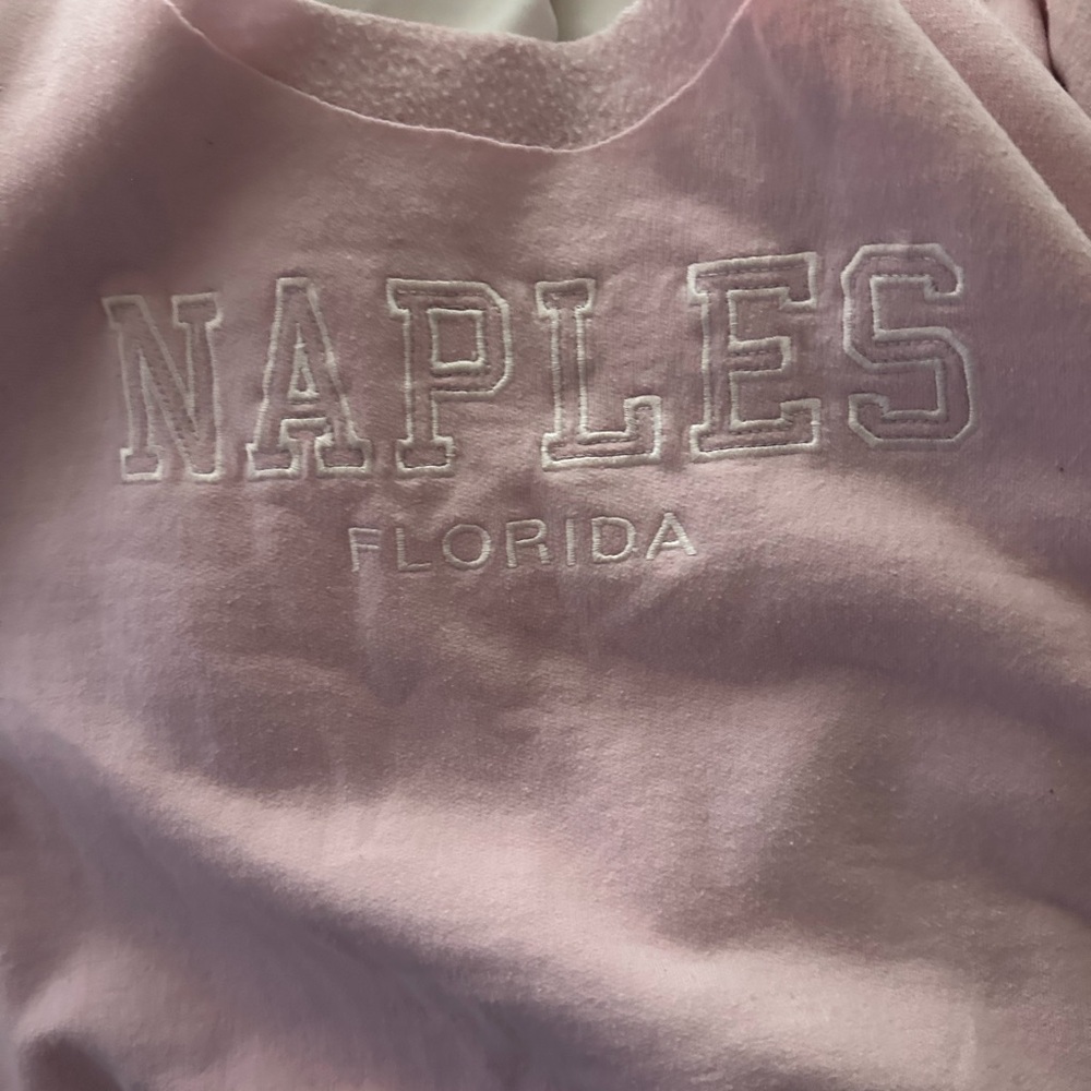 Pink Naples Florida Sweatshirt